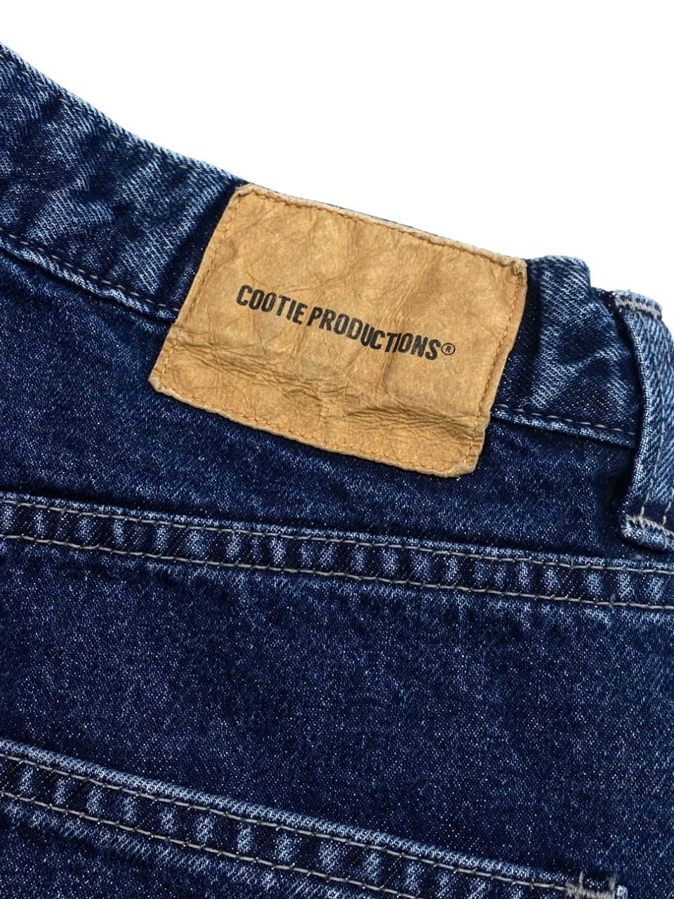 COOTIE PRODUCTIONS - 5 Pocket Denim Baggy Shorts (INDIGO COOTIE PRODUCTIONS - 5 Pocket Denim Baggy Shorts (INDIGO