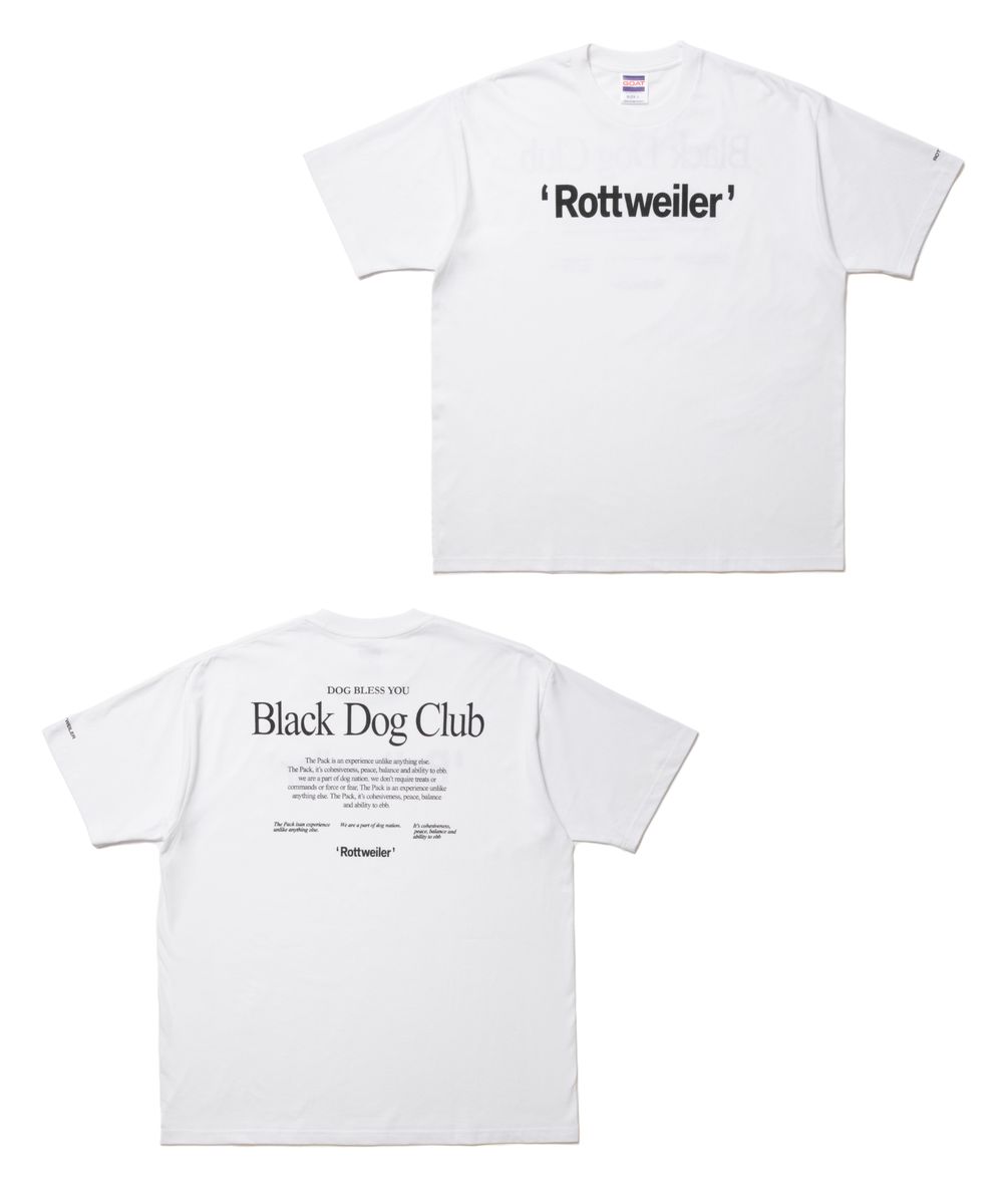 ROTTWEILER 新作販売告知 / その日の気分や服装で使い分けたいプリントTシャツ2種。
