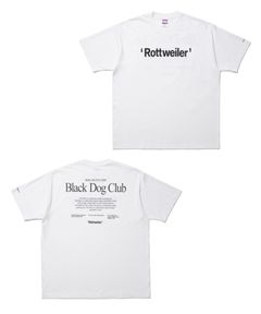 RW TEE (WHITE) / ロゴ プリント Tシャツ