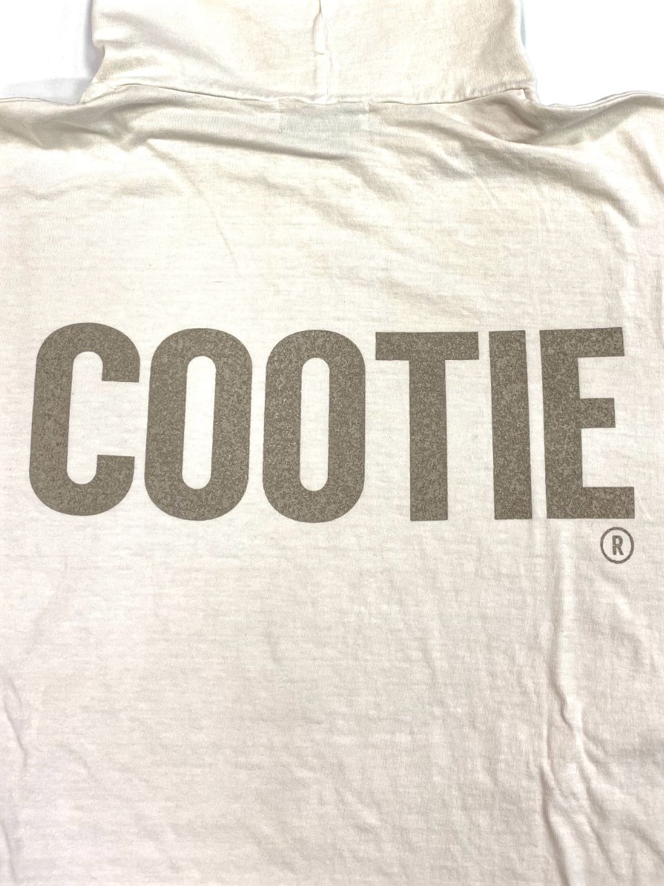 COOTIE PRODUCTIONS - Pigment Dyed L/S Hooded Tee (IVORY