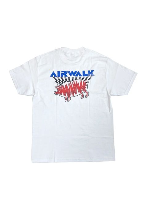 AIR PORK TEE (WHITE) / ×AIRWALK コラボ Tシャツ