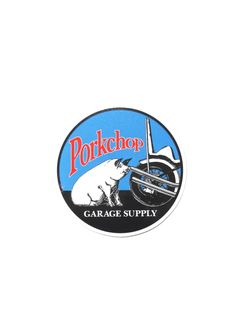 PORKCHOPPER STICKER (BLACK) / ポークチョッパー ステッカー