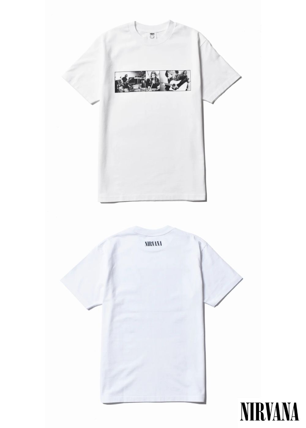 × Nirvana ''ML Photo'' Tee (WHITE) / ニルバーナ コラボフォトT
