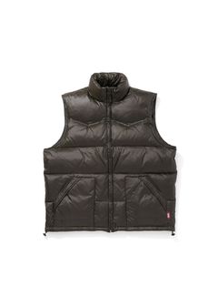 Western Down Vest (BROWN) / ウエスタン ダウン ベスト