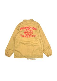 【ラスト1点】BOMB COACH JKT (KHAKI) / プリント コーチジャケット