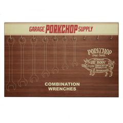 【ラスト1点】COMBINATION WRENCH RACK (WOOD) / オリジナル レンチラック
