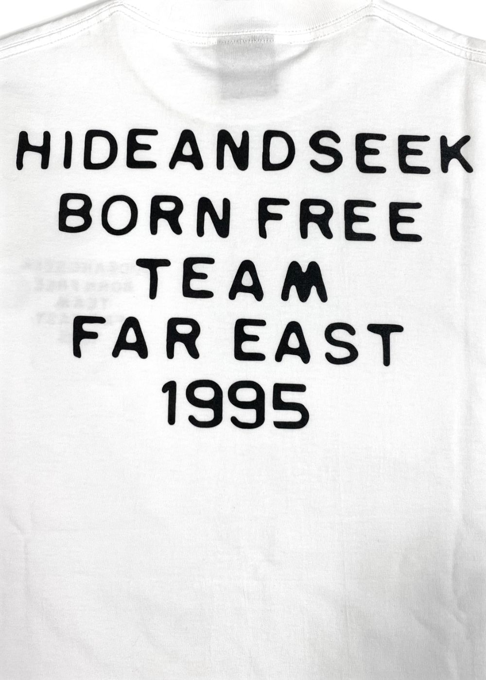 Typewriter S/S Tee (BigSilhouette) (WHITE) / ヘビーオンス ワイド Tシャツ