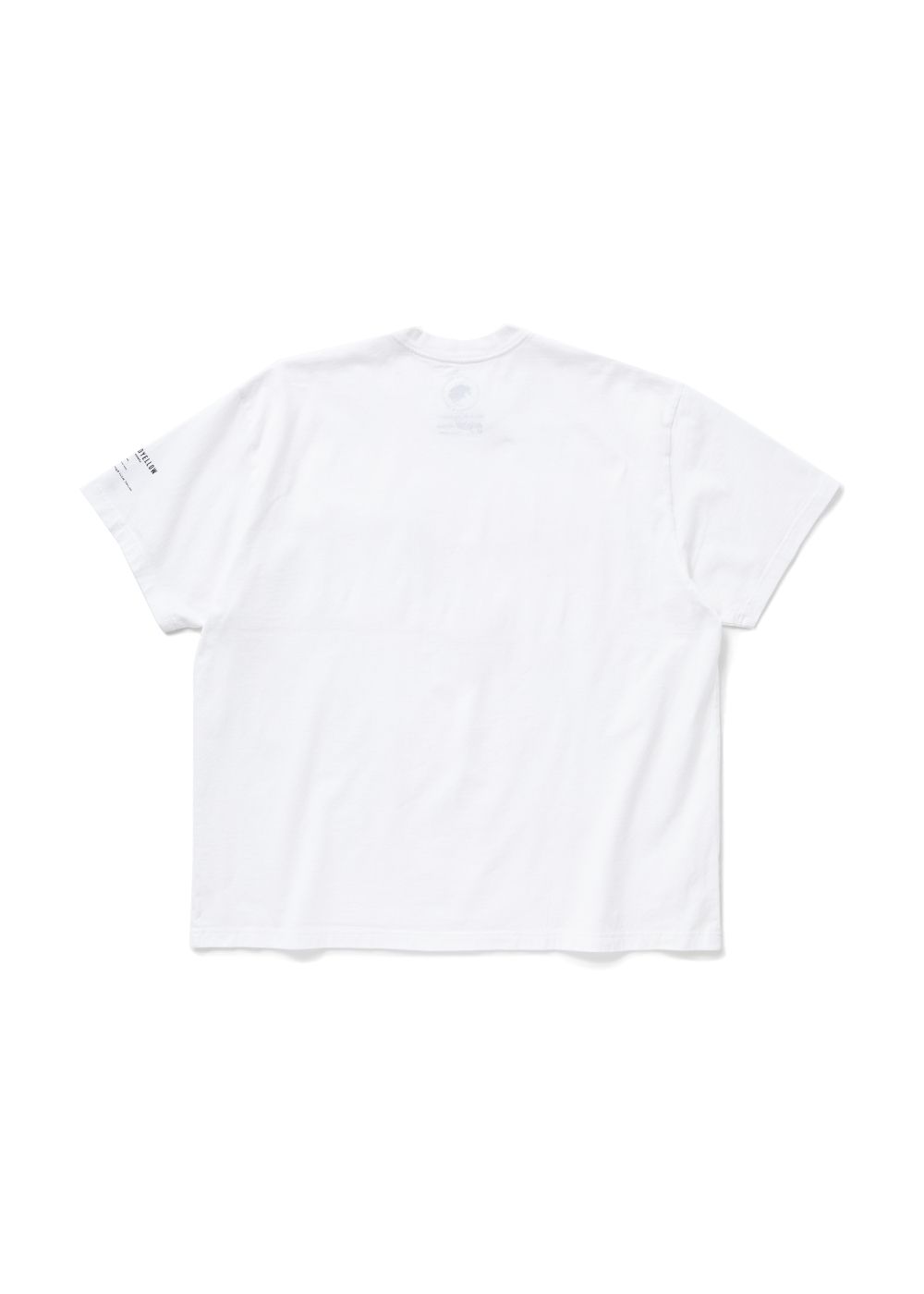 PACK TEE BIG SILHOUETTE (CREW NECK) (WHITE) / ビッグシルエット ポケット パック Tシャツ