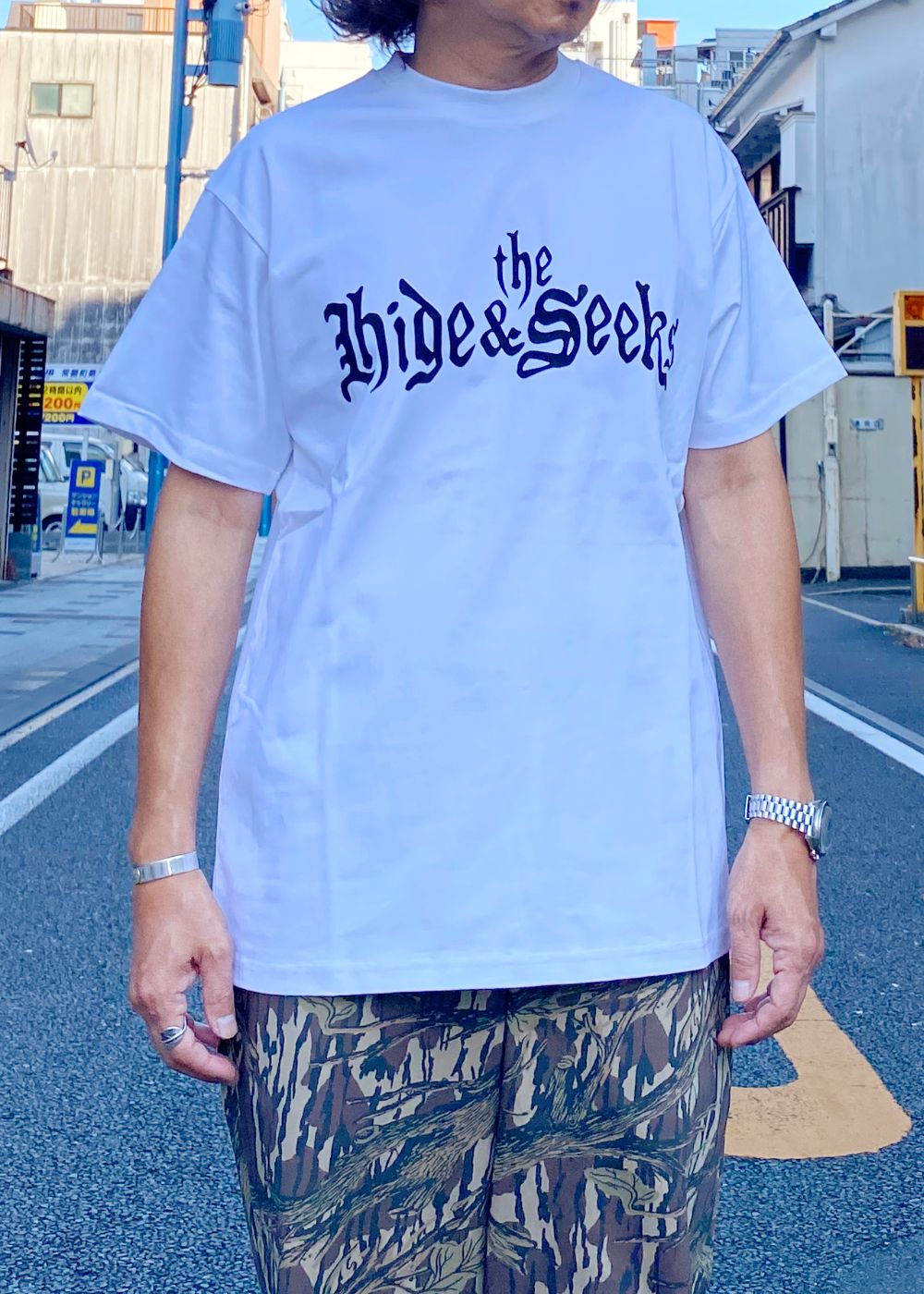 The H&S S/S Tee (WHITE) / 西浦徹 コラボ Tシャツ