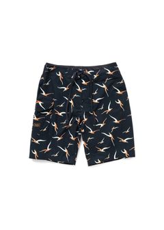 【ラスト1点】BIRD SURF SHORTS (BLACK) / 水陸両用 ハイブリッドショーツ