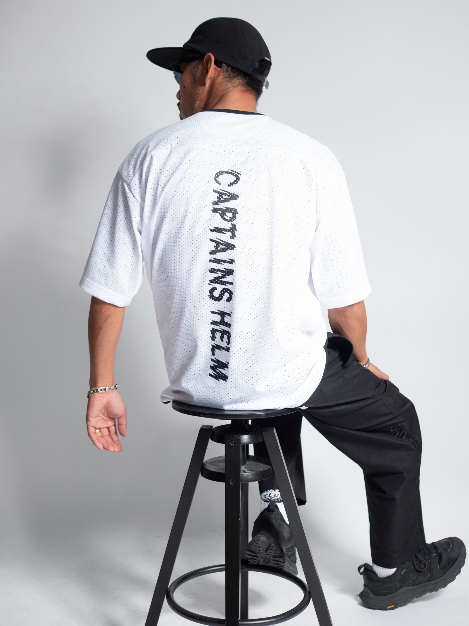 captains helm double mesh tee - トップス