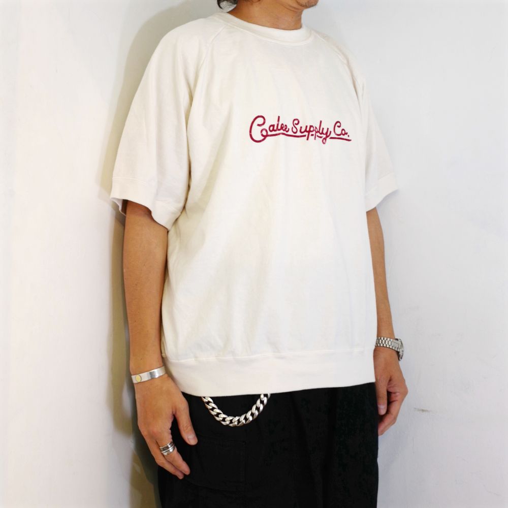 CALEE - VINTAGE REPRODUCT RAGLAN S/S CS (WHITE