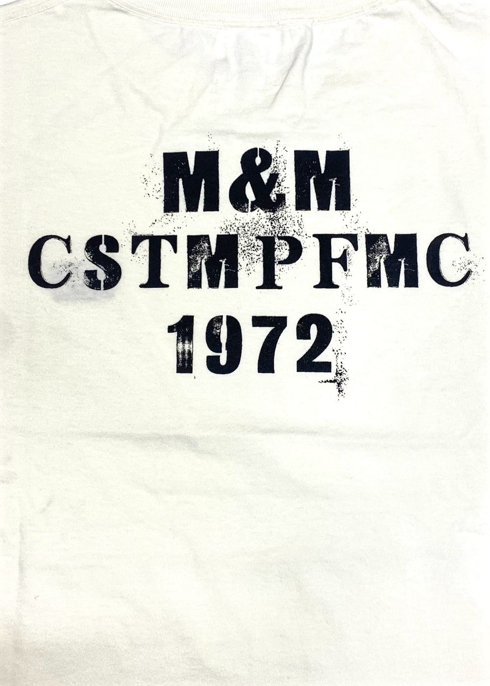 FADE WASH TEE (FADE WHITE) / フェイド ウォッシュ Tシャツ