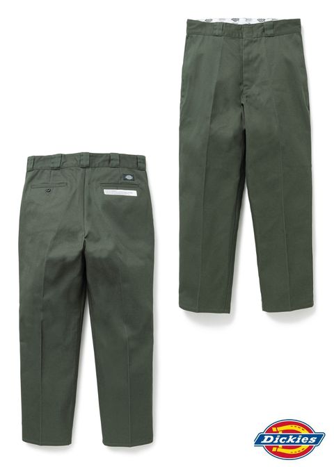 DICKIES 10L TC PANTS "THUNDERS" (OLIVE) / ディッキーズ コラボ チノパンツ