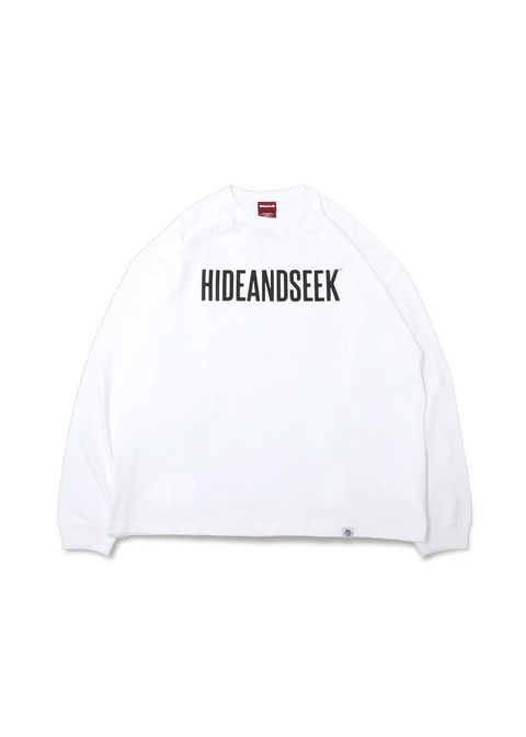 Logo L/S Tee(25ss Front) Big Silhouette (WHITE) / ロゴ プリント ロングスリーブ Tシャツ