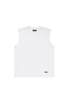 R9 BASIC NOSLEEVE TEE (WHITE) / オリジナル ノースリーブ Tシャツ