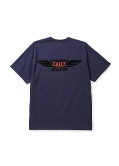 BINDER NECK WING LOGO VINTAGE TEE ＜NATURALLY PAINT DESIGN＞ (DARK PURPLE) / ×ナチュラリーペイント コラボ Tシャツ