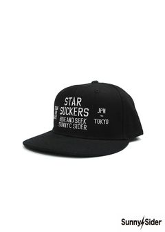× SUNNY C SIDER BASEBALL CAP (BLACK×WHITE) / サニーシーサイダー コラボキャップ