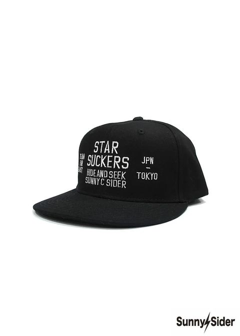 × SUNNY C SIDER BASEBALL CAP (BLACK×WHITE) / サニーシーサイダー コラボキャップ