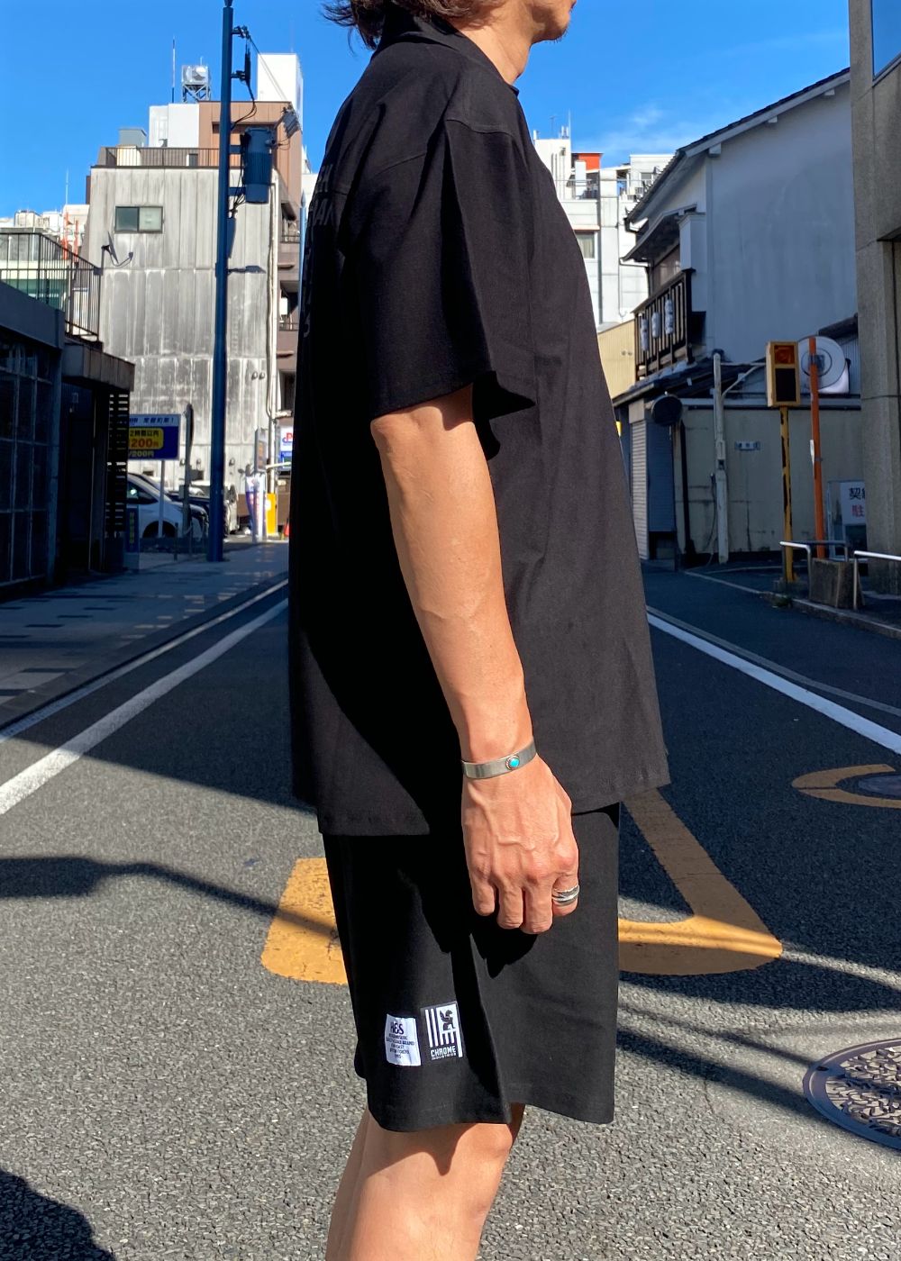 × CHROME 8℃- S/S Shirt (BLACK ) / クローム コラボ 8°Cマイナス シャツ