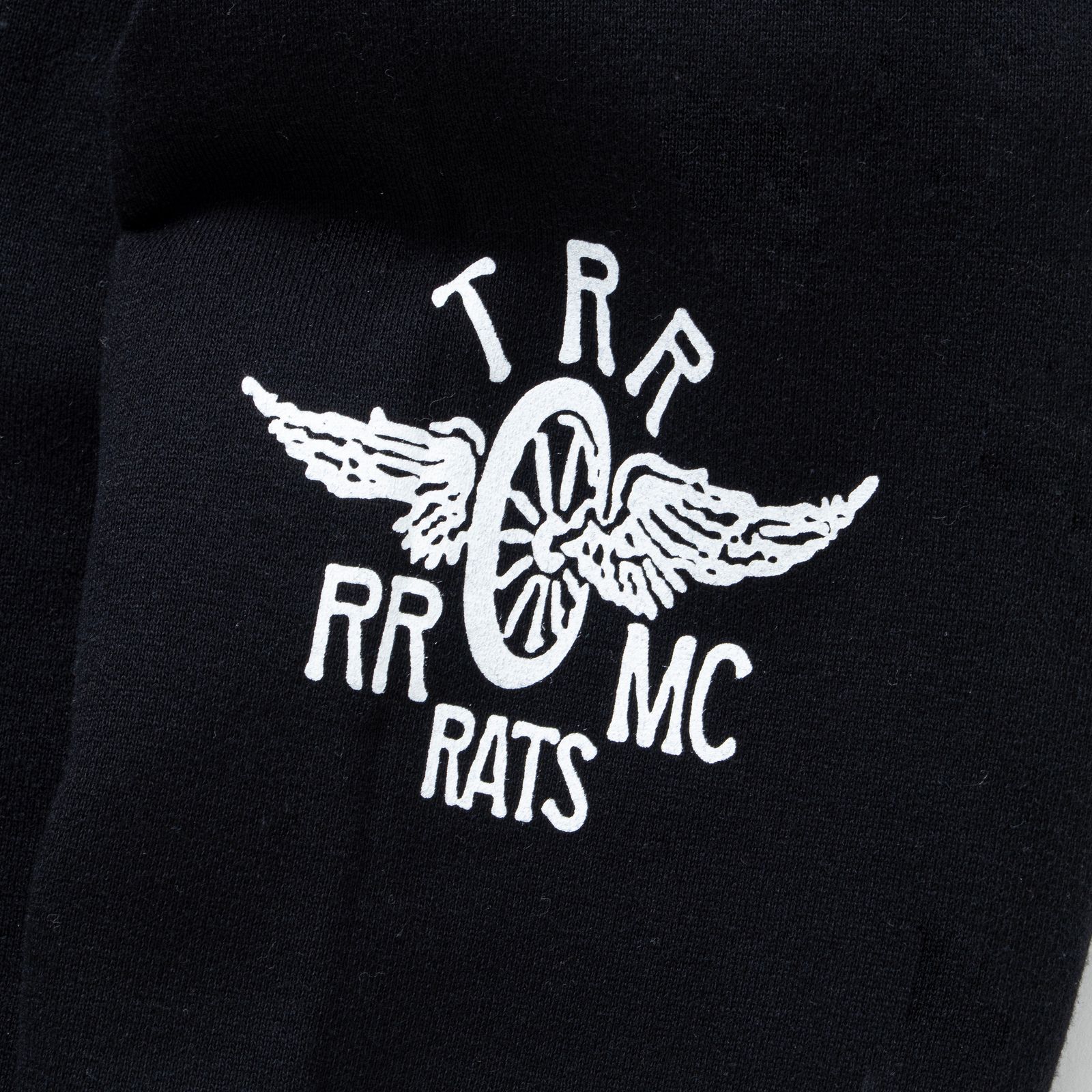 CRAZY HOODIE (BLACK) / クレイジー プリント スウェットパーカー