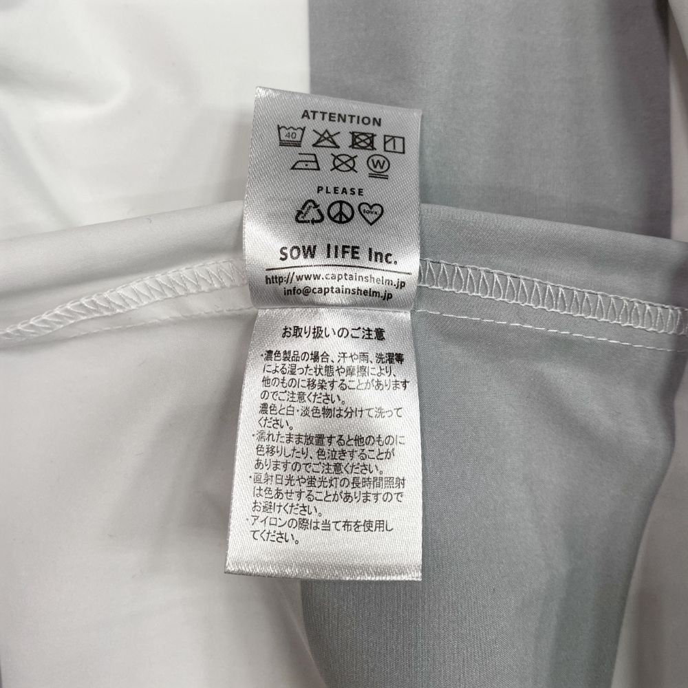 "OCEANSIDE DIVISION" HELM SURF TEE (BORDER) / ドライストレッチ サーフ Tシャツ