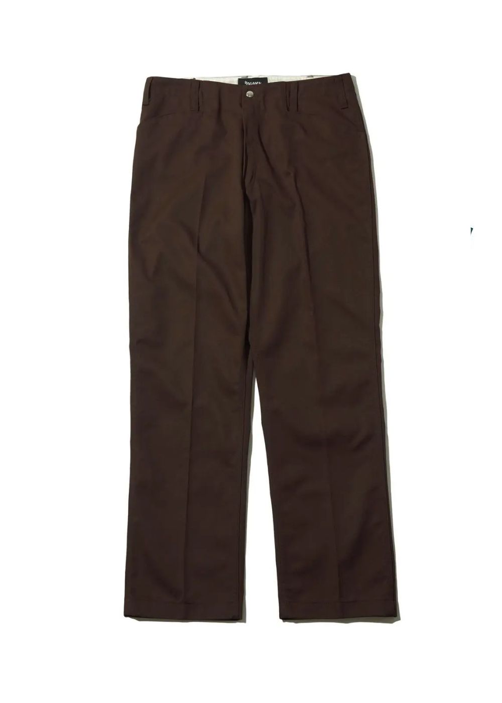WORK PANTS L (×MASSES) (BROWN) / マシス コラボレーション チノパンツ