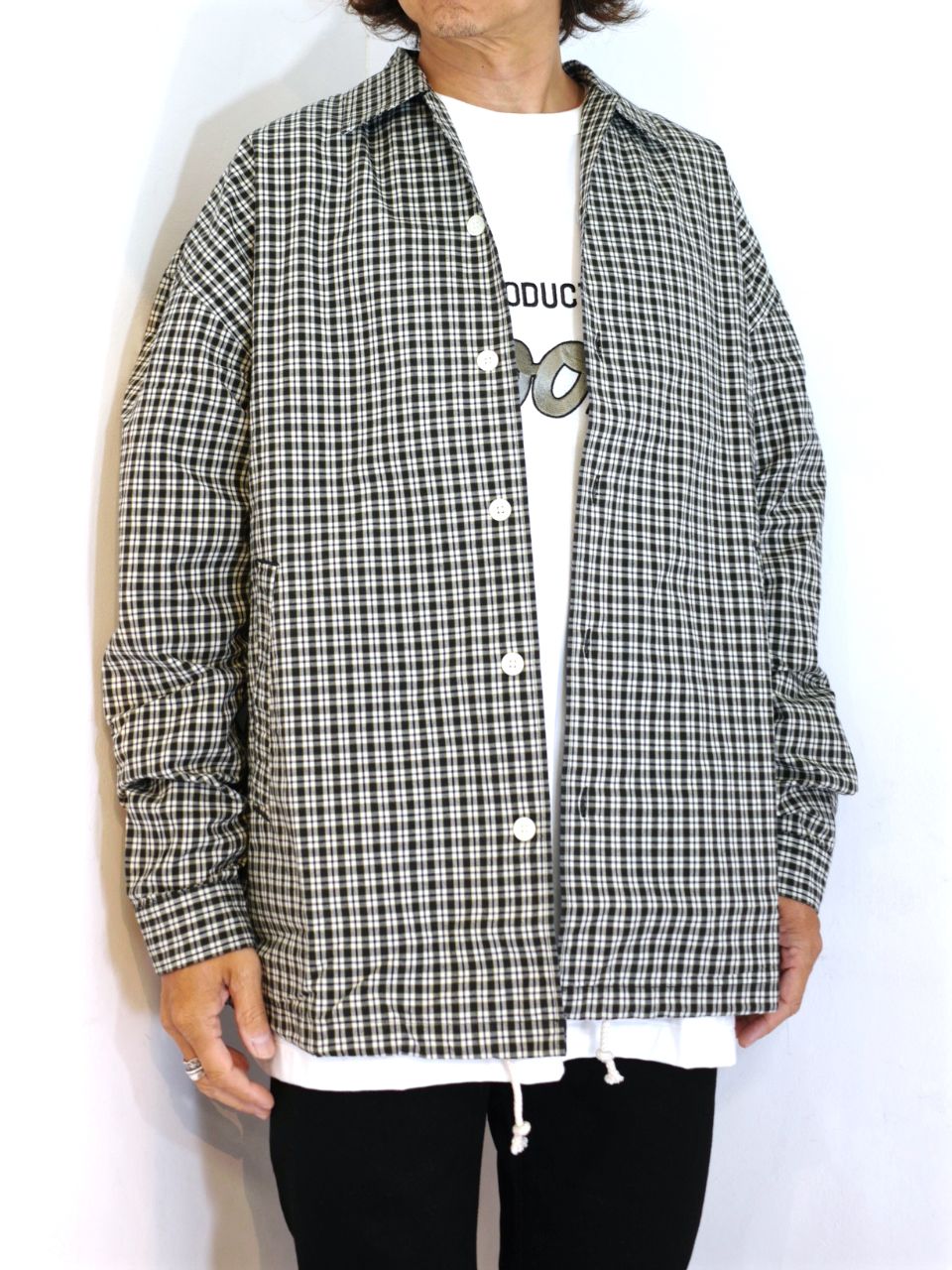 COOTIE  / Check Weather Cloth O/C Jacket本品のみ