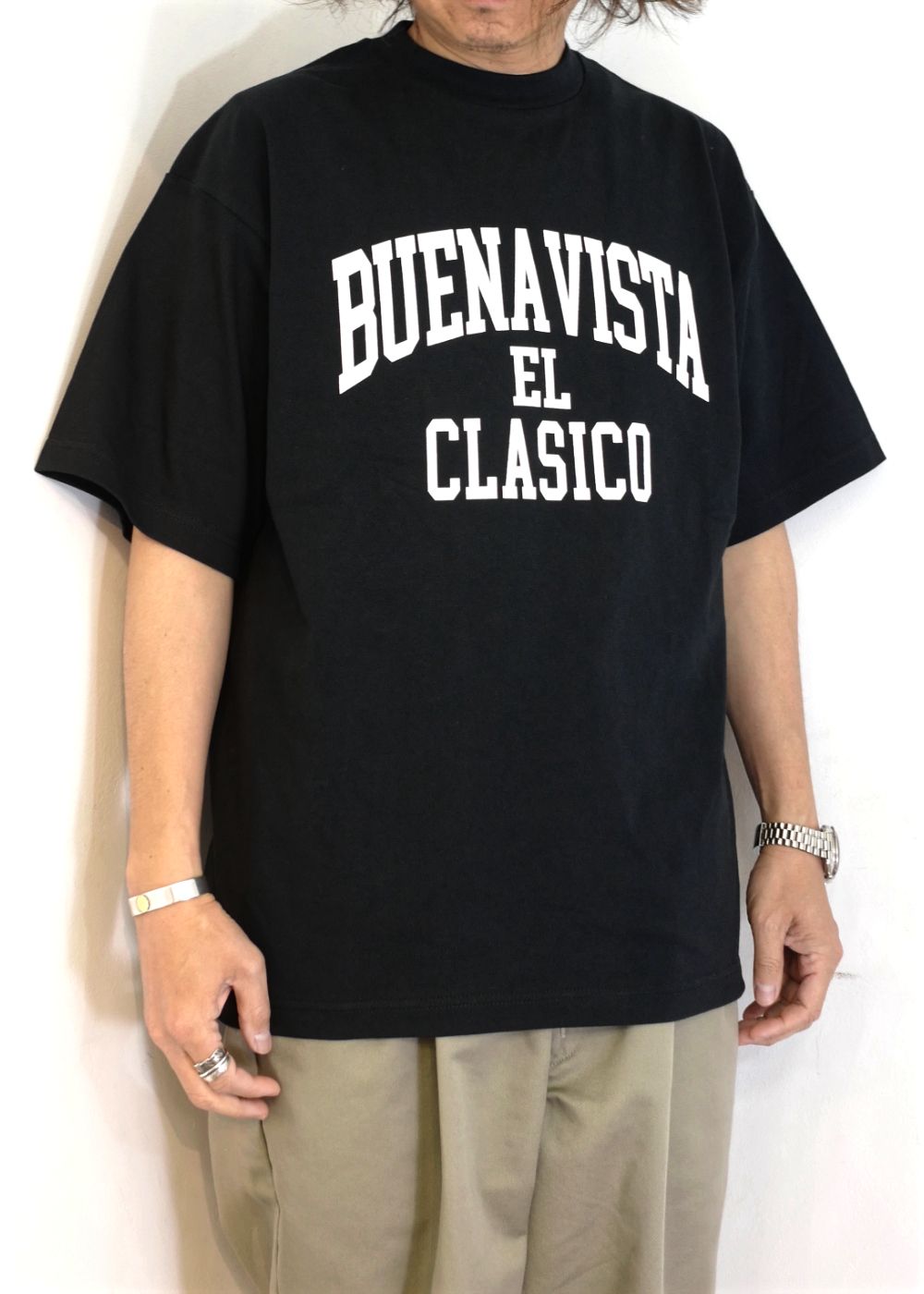 BV college logo tee (BLACK) / カレッジ ロゴ Tシャツ