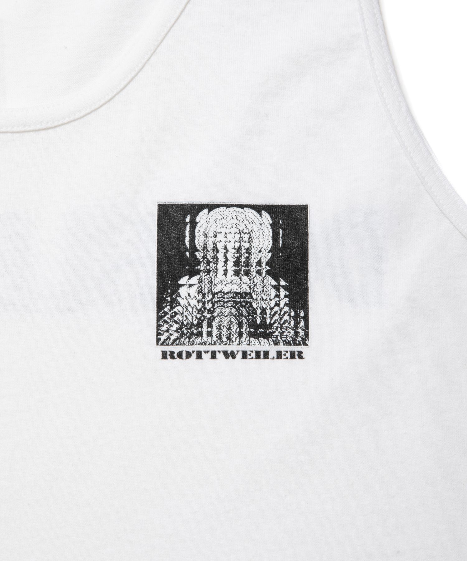 MARIA TANK TOP (WHITE) / プリント タンクトップ