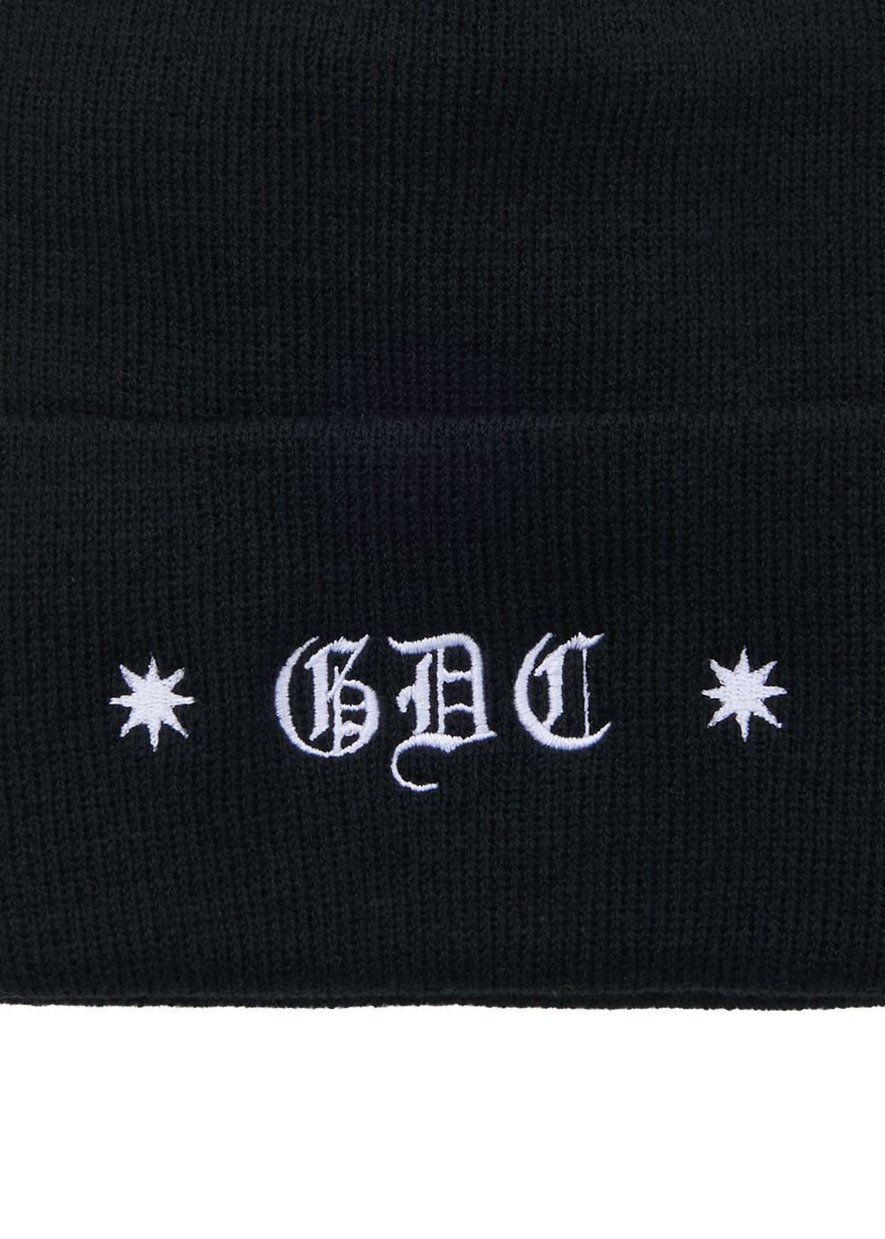Old English Knit Cap (BLACK) / オールドイングリッシュ ロゴ ニットキャップ。
