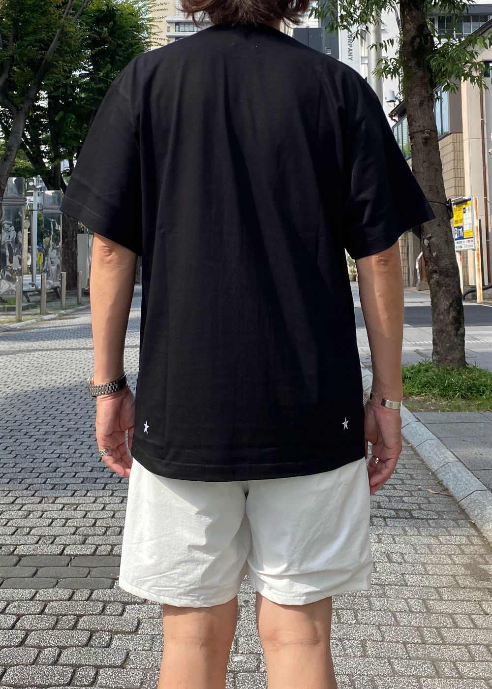 PRINT TEE (BLACK) / ロゴ プリント Tシャツ