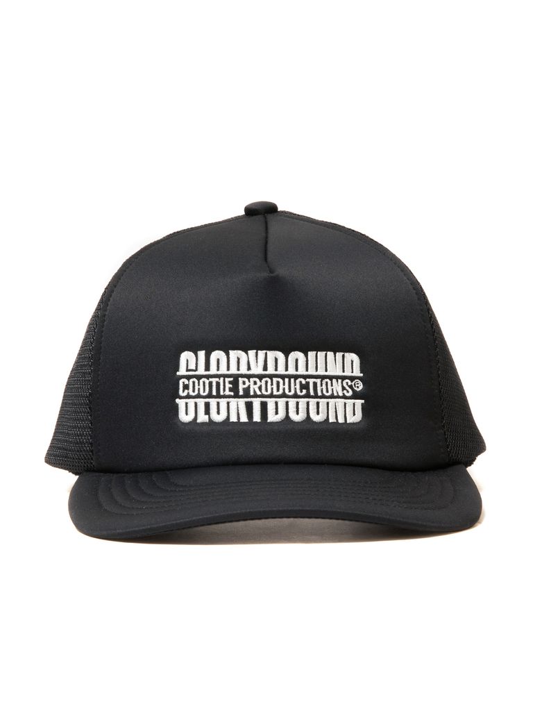 COOTIE PRODUCTIONS - Polyester Twill 5 Panel Mesh Cap (BLACK 