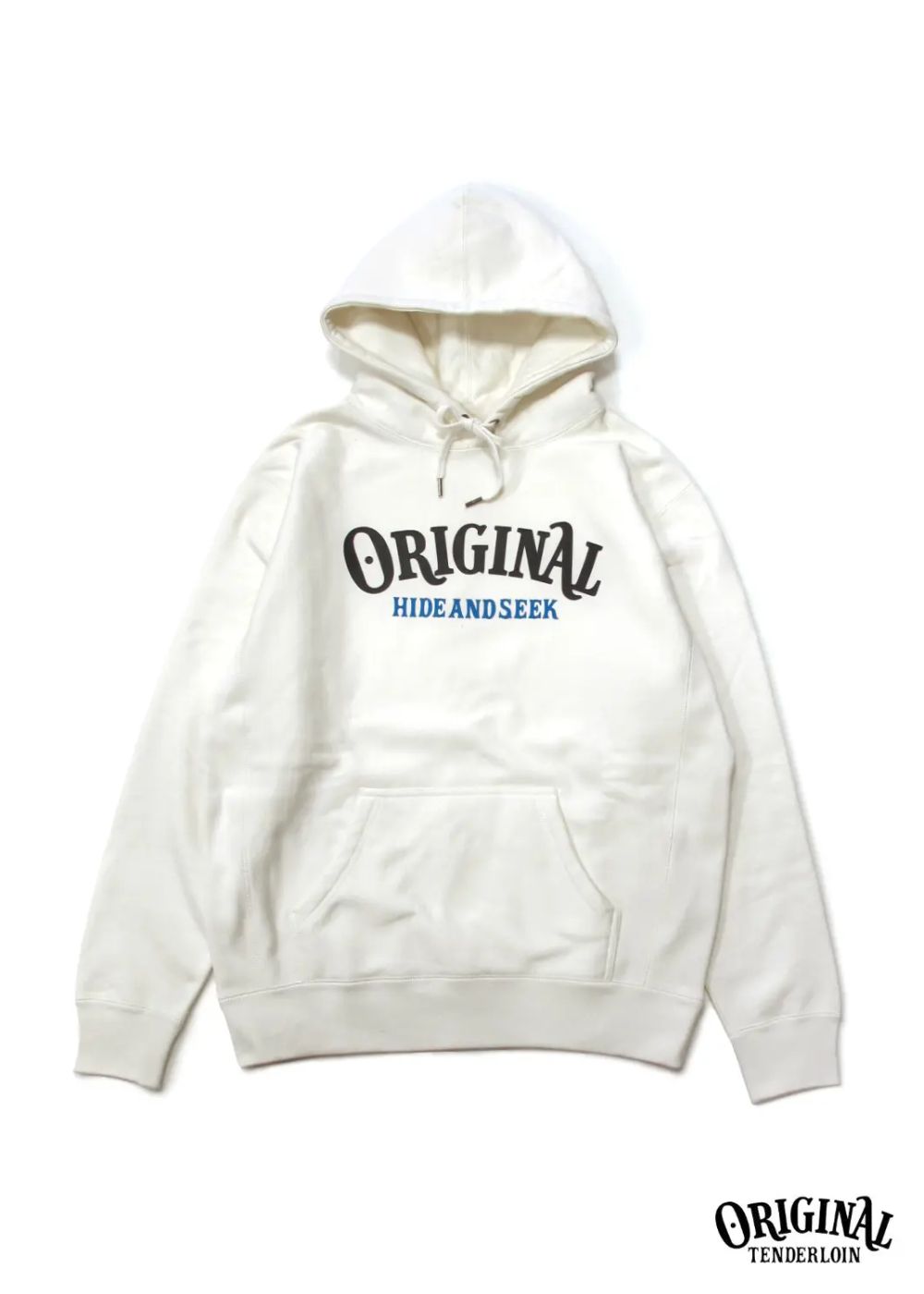 ×TENDERLOIN HOODED SWEATSHIRT-2 (OFF WHITE) / テンダーロイン コラボスウェットパーカー