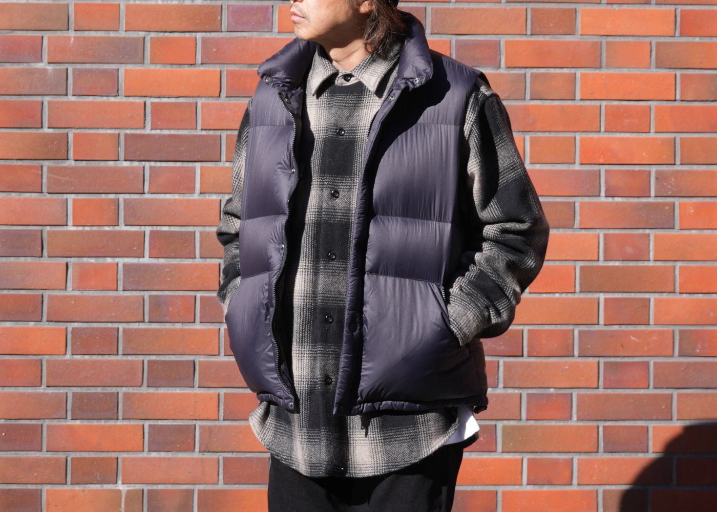 MINEDENIM × NONNATIVE COLLABORATION DOWN VEST