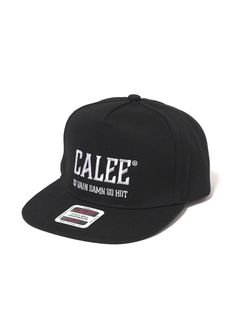 CALEE NATIONAL LOGO SOUVENIR CAP (WHITE) / オリジナル ロゴ刺繍 キャップ