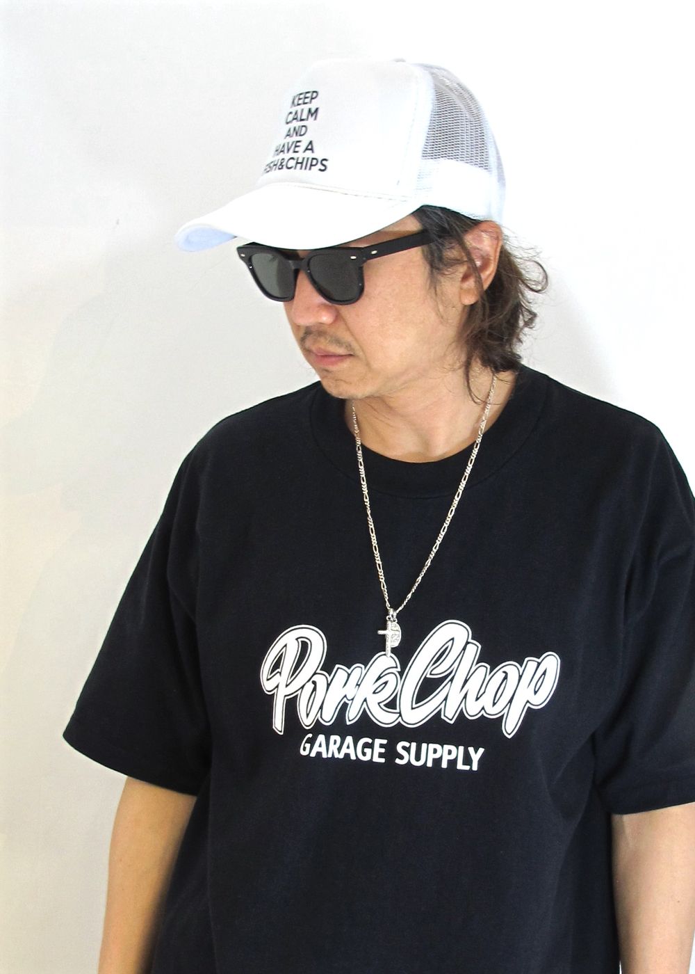 MESH CAP (WHITE) / ×TAMAGAWA DINER コラボメッシュキャップ