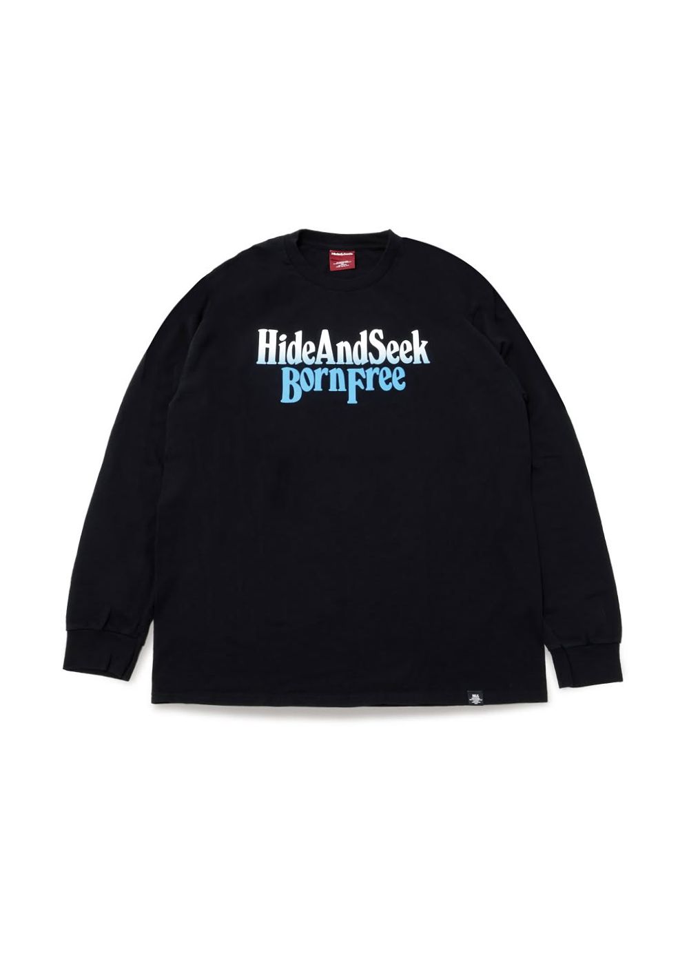 HIDE AND SEEK - EAGLE L/S TEE (BACK) (BLACK) / イーグル