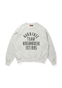 College Sweat Shirt (LIGHT GRAY) / オリジナル セットアップ クルーネック スウェット / セットアップ可能