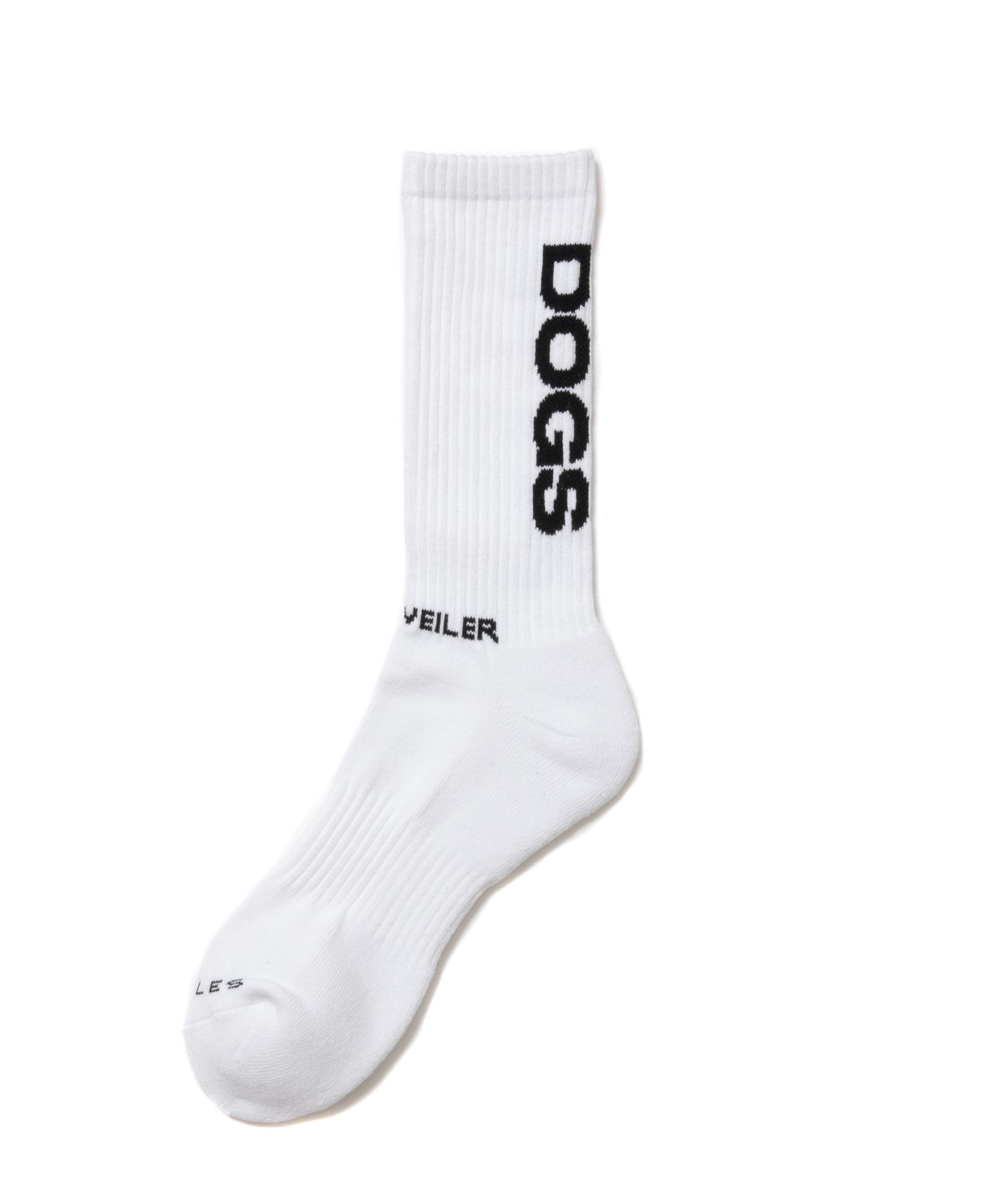 R9 PURPLE SOX (WHITE) / ×パープルズ コラボ ジャガードロゴ ソックス
