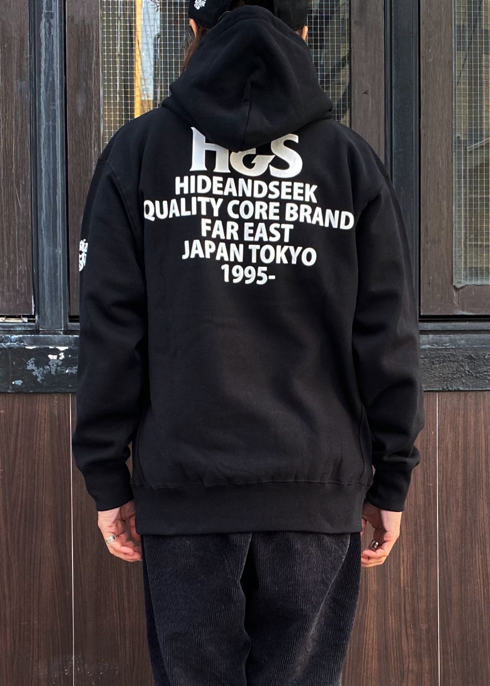 × ASIAN STAR SLOW&SEXY Hooded Sweat Shirt (BLACK/WHITE) / エイジアンスター コラボ スウェット パーカー