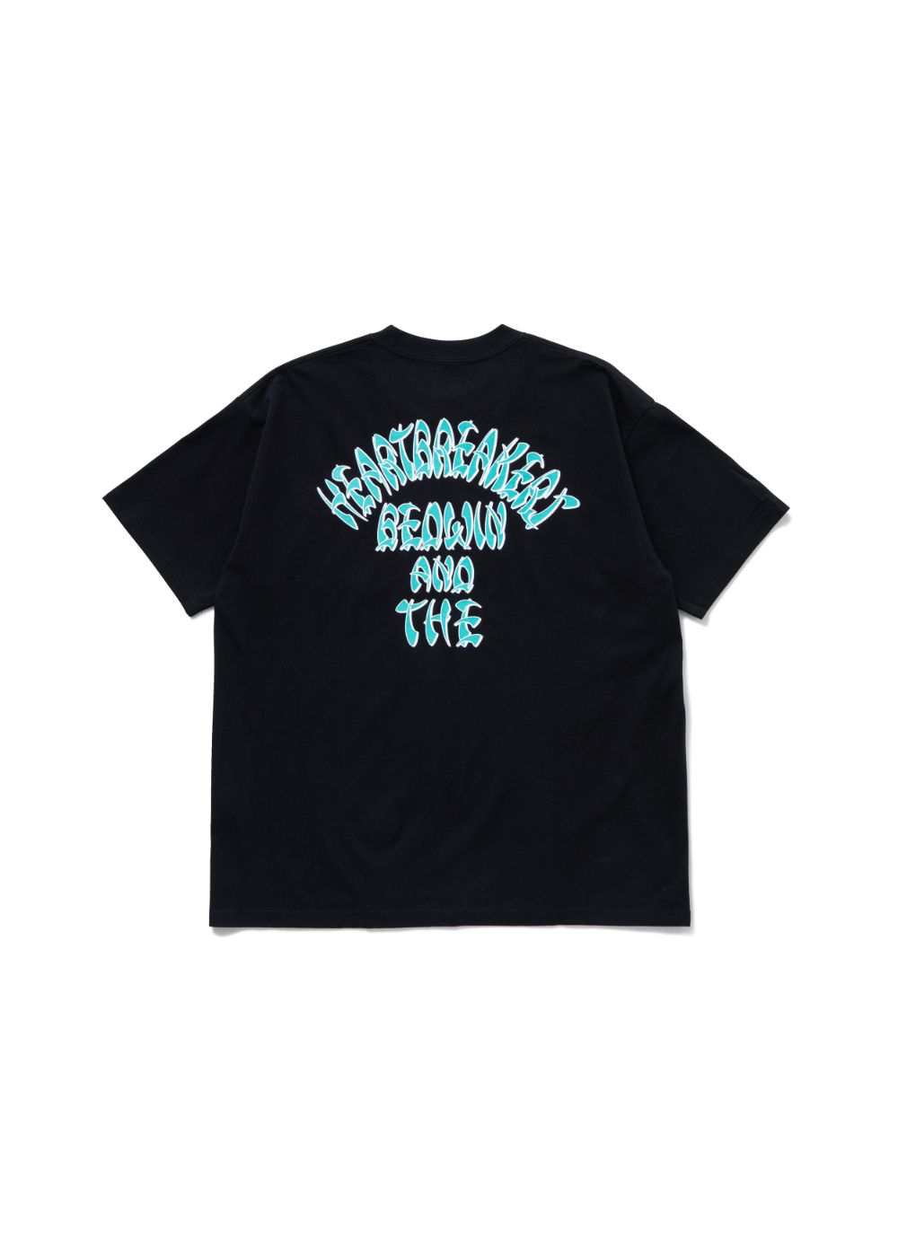 S/S POCKET TEE "PHIL" (BLACK) / ロゴ プリント ポケット Tシャツ