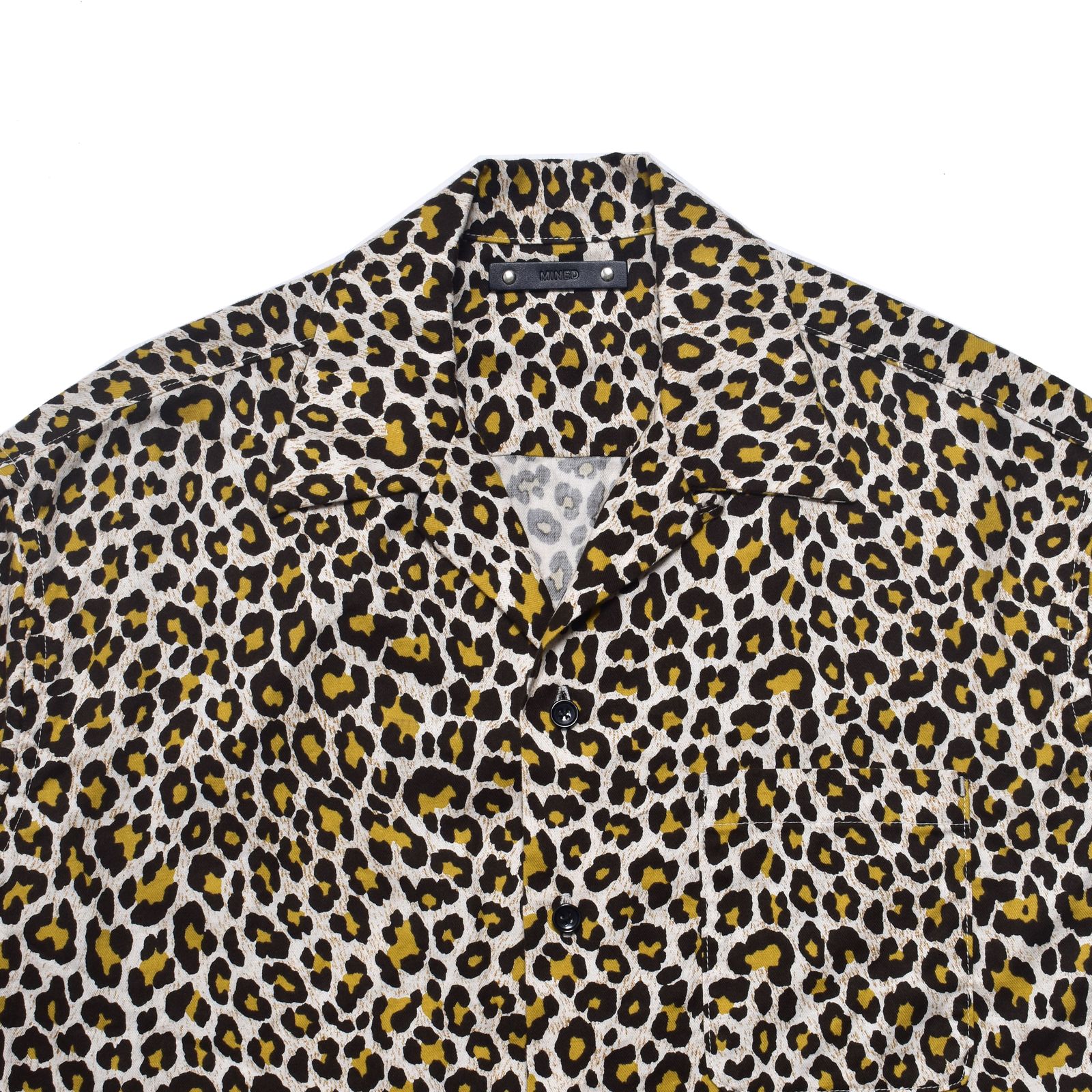 Leopard Print Flanne S.S Open Collar SH (BRT) / オリジナル レオパード アロハシャツ