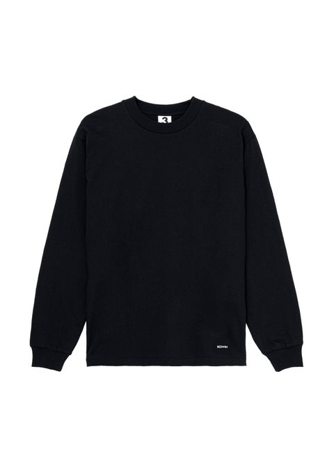 2 Pcs L/S PACK LOGO TEE "LS PACK" (BLACK) / 2ピース パック Tシャツ