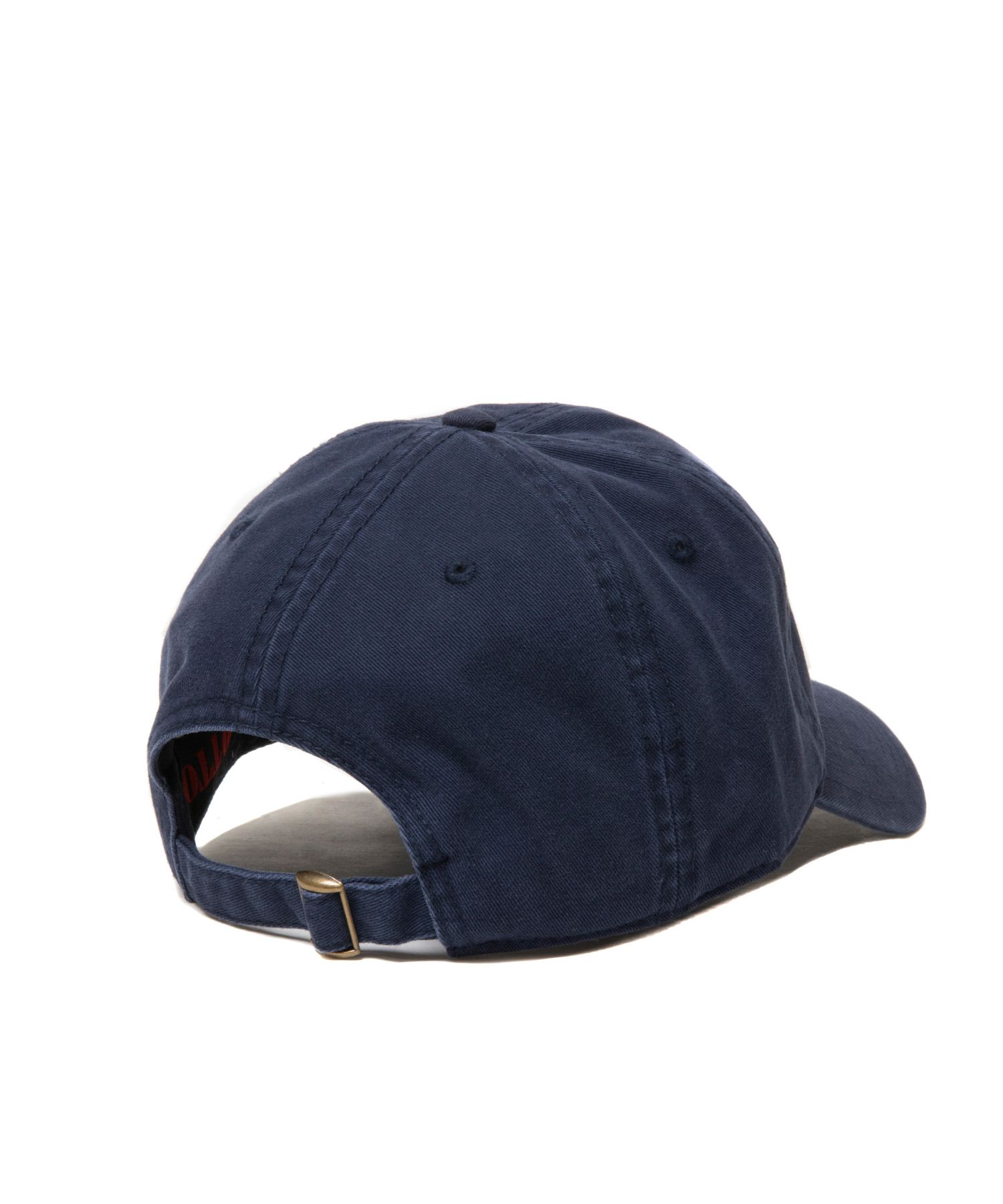 DAD RTTW CAP (NAVY) / ロゴ刺繍 ダッドキャップ。