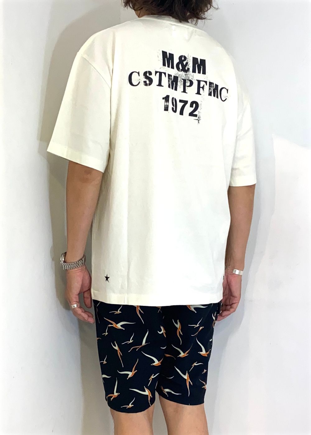 FADE WASH TEE (FADE WHITE) / フェイド ウォッシュ Tシャツ