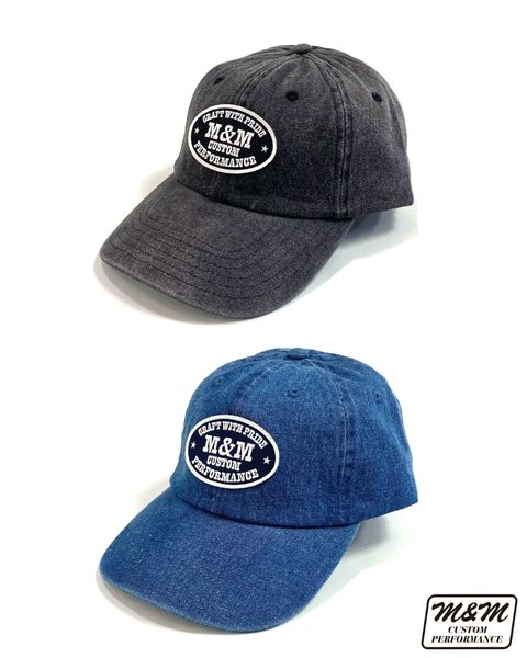 M&M 新作販売告知 / アメカジ、ワークには欠かせないデニムキャップ