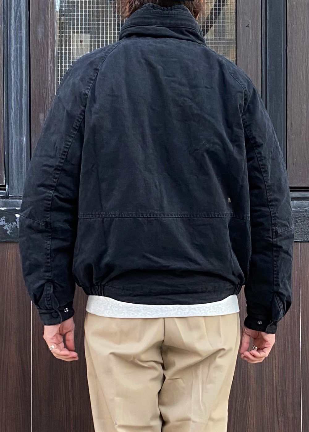 Washed Sailing Jacket (BLACK) / オリジナル セーリング ジャケット