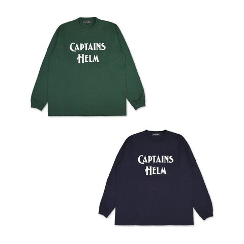 CAPTAINS HELM 新作販売告知 / クラシックロゴを使ったロングスリーブTシャツ。