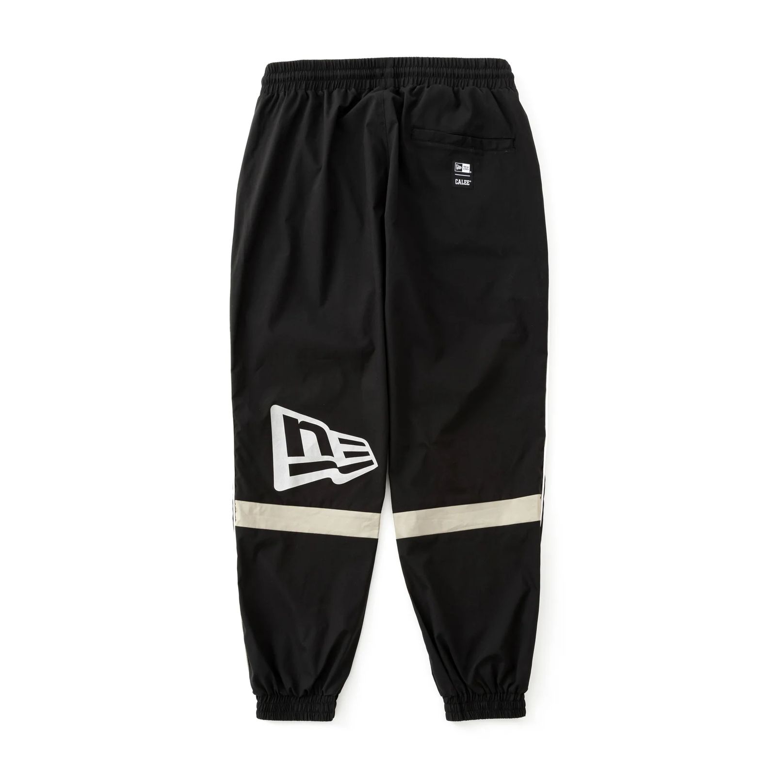 ×NEWERA®︎ CALEE LOGO OVERSIZED PIPING TRACK PANTS (BLACK) / ニューエラ コラボ トラック パンツ / セットアップ可能
